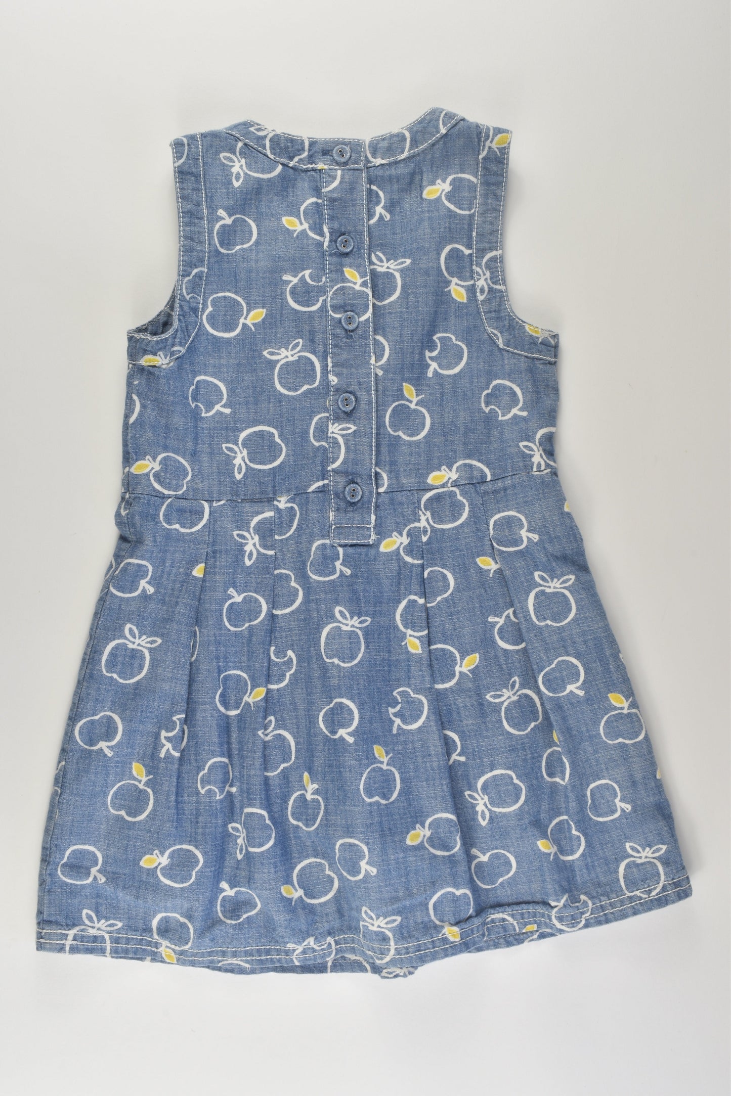 Next Size 3-4 Apple Denim Dress