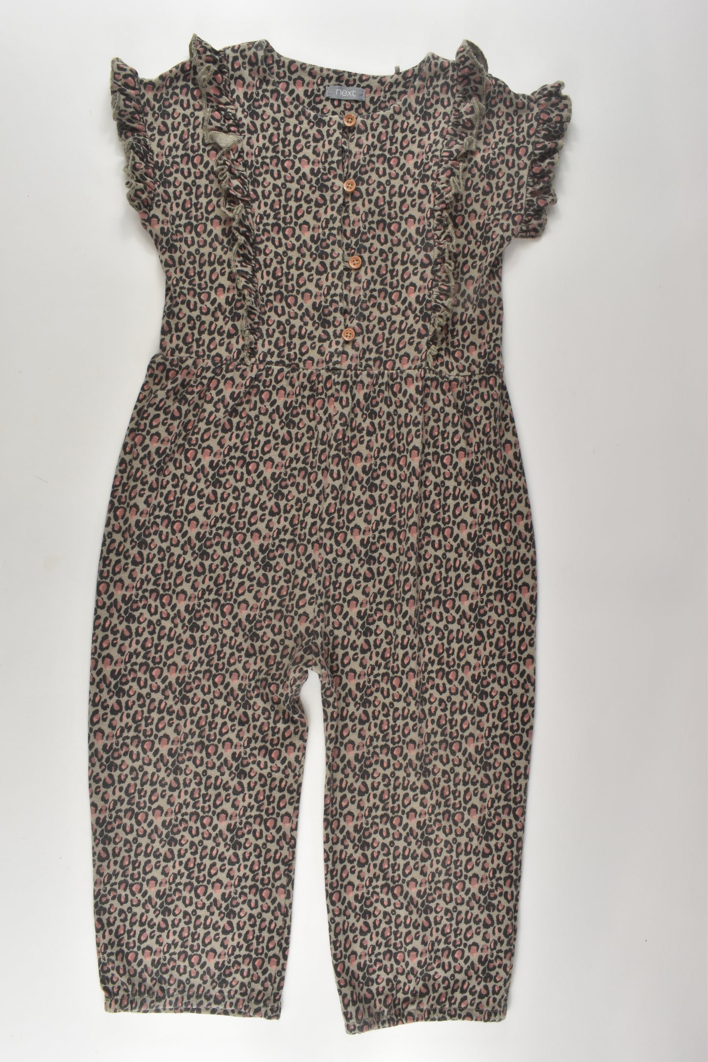 Next Size 3-4 Leopard Print Jumpsuit