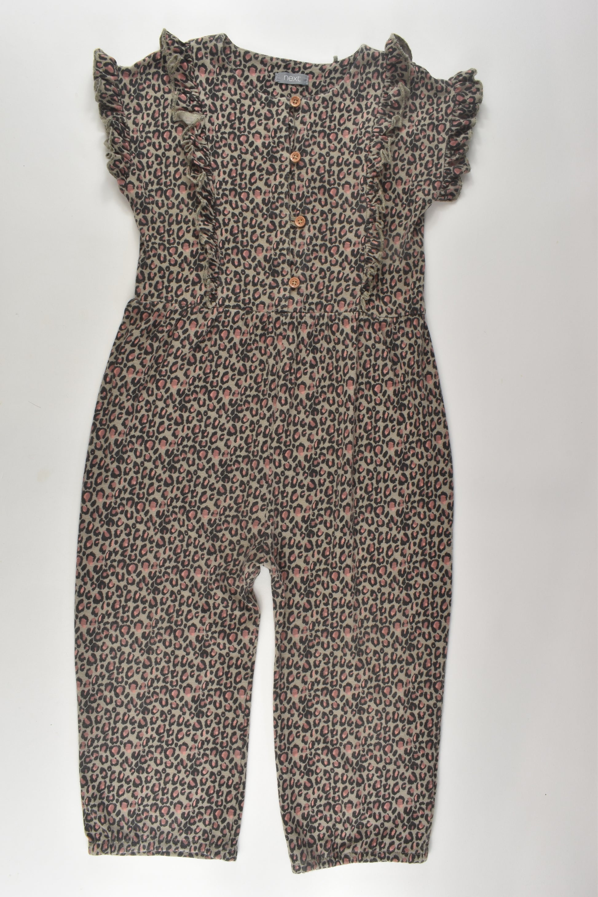 Next Size 3-4 Leopard Print Jumpsuit