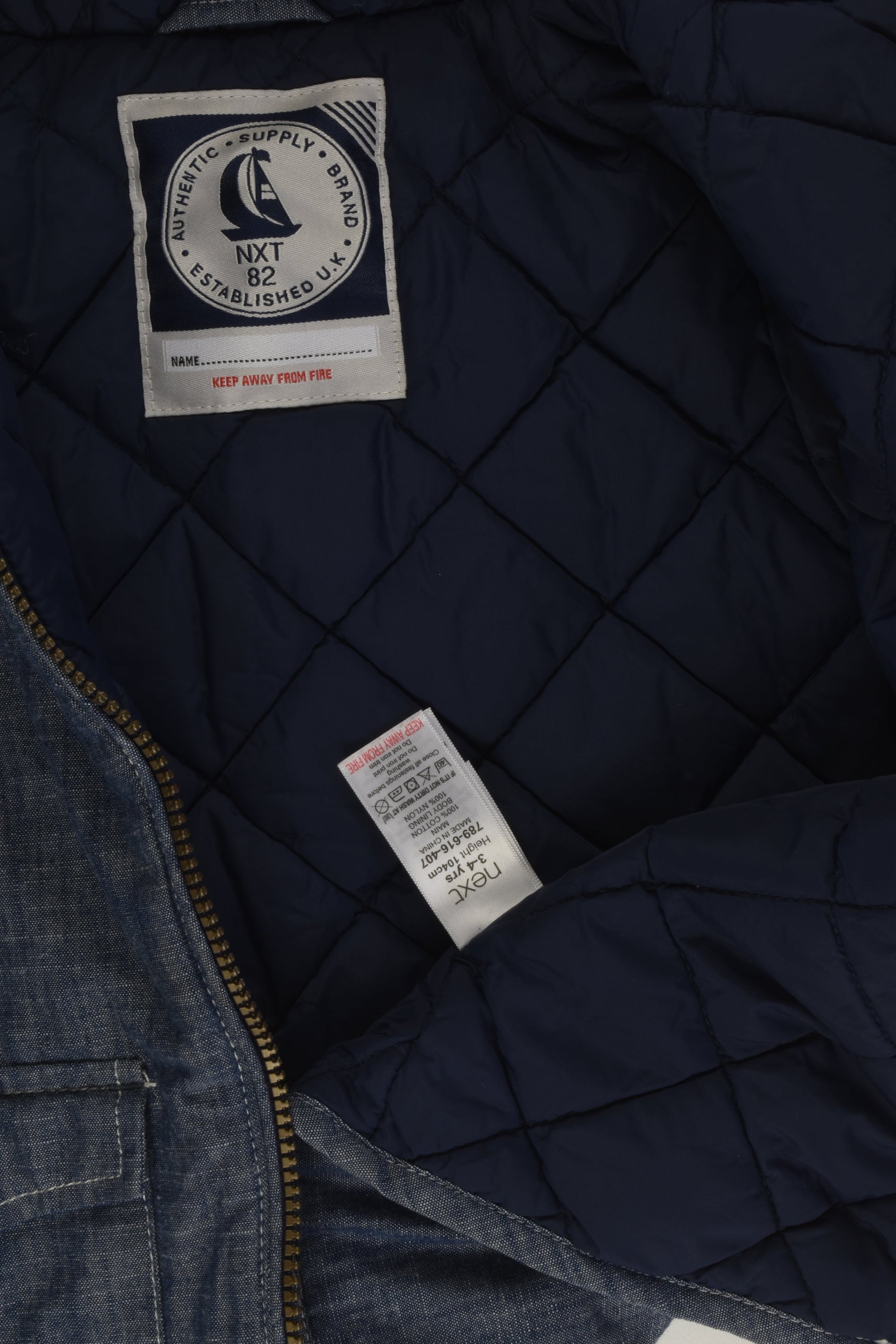 Next Size 3-4 Nautical Jacket