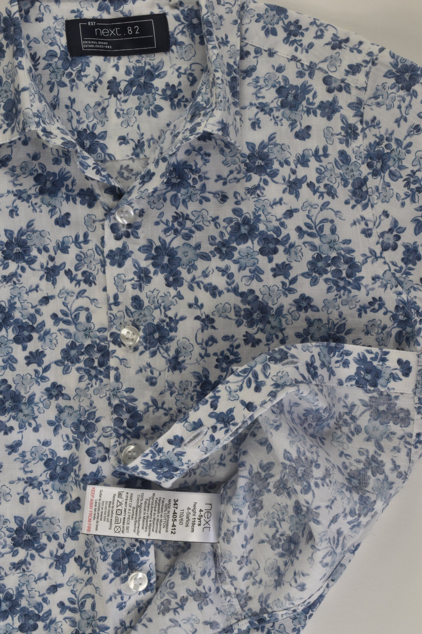 Next Size 4-5 Floral Shirt