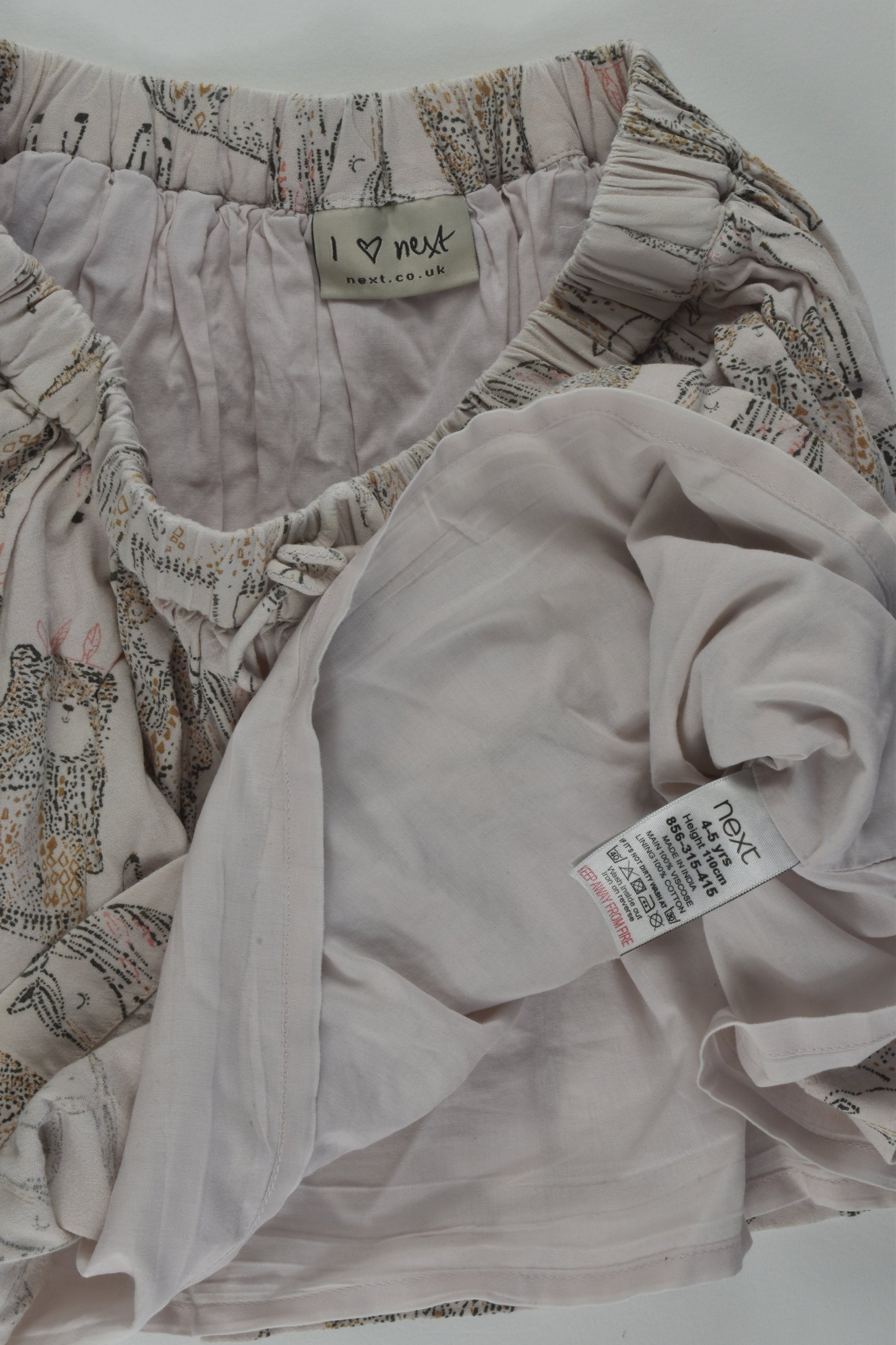 Next Size 4-5 Lined Skirt