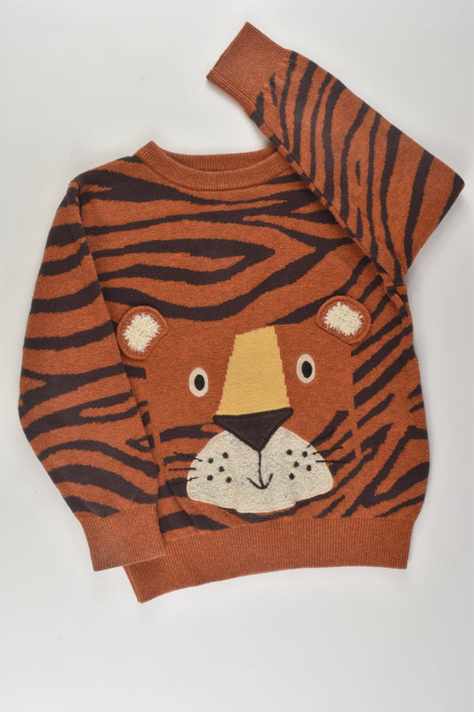 Next Size 4-5 Tiger Knit Jumper