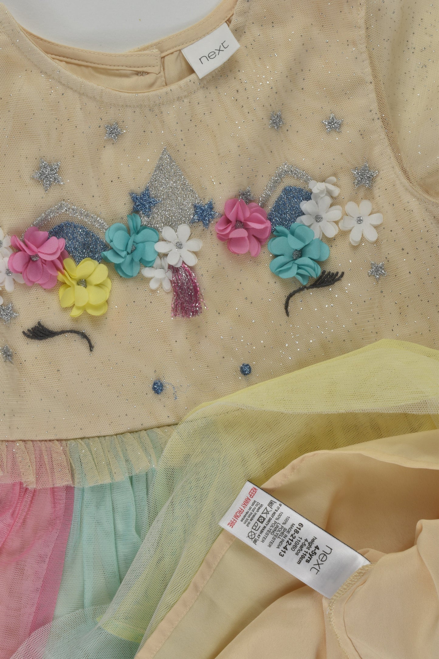 Next Size 4-5 Unicorn Dress