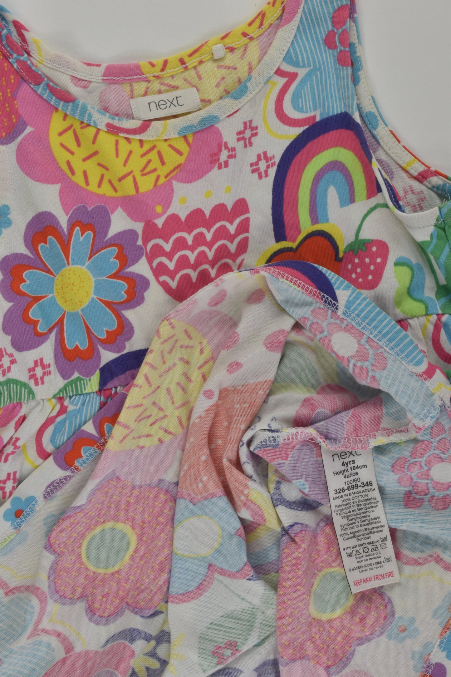 Next Size 4 Colourful Dress