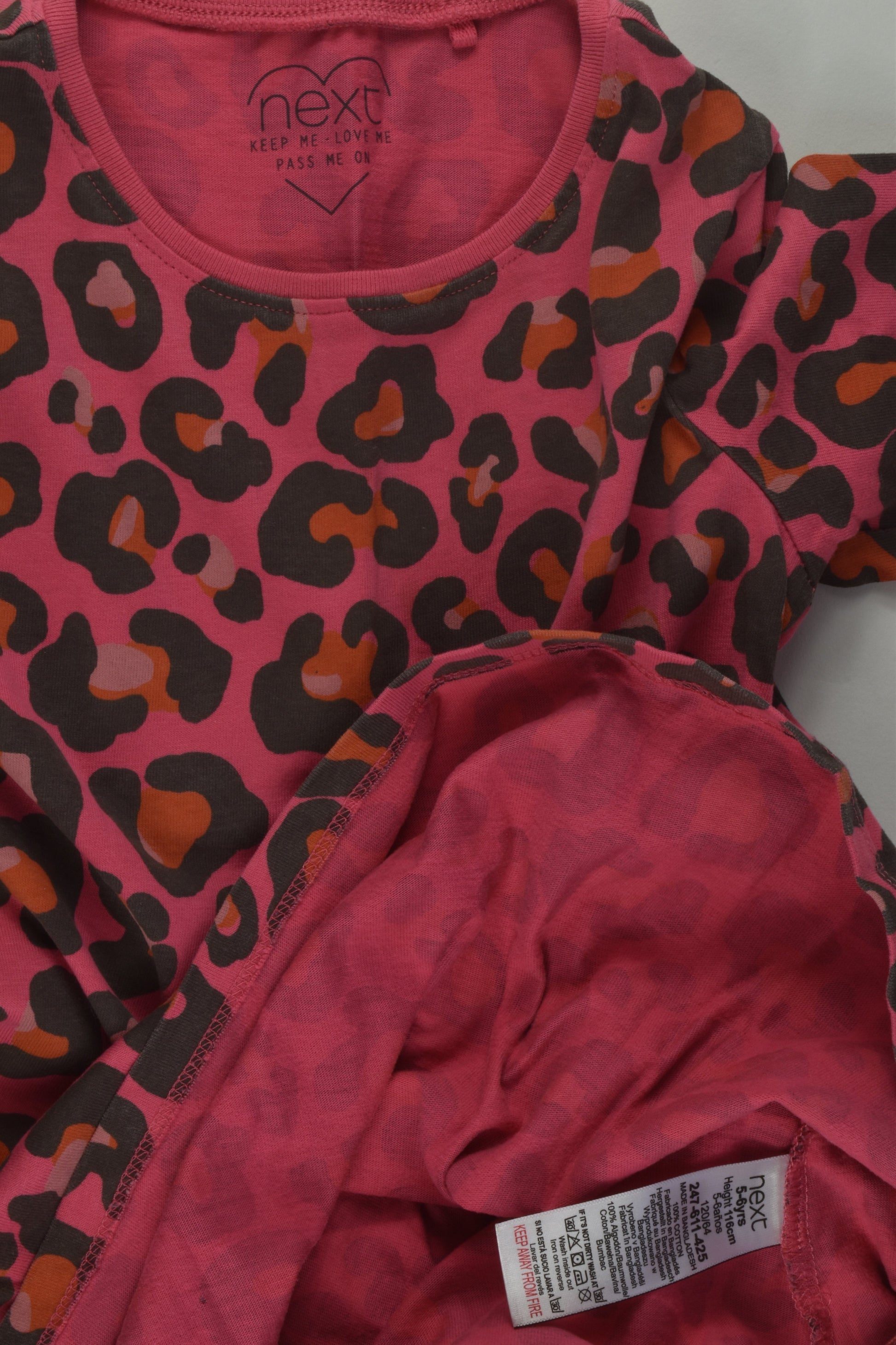 Next Size 5-6 Leopard Print Dress