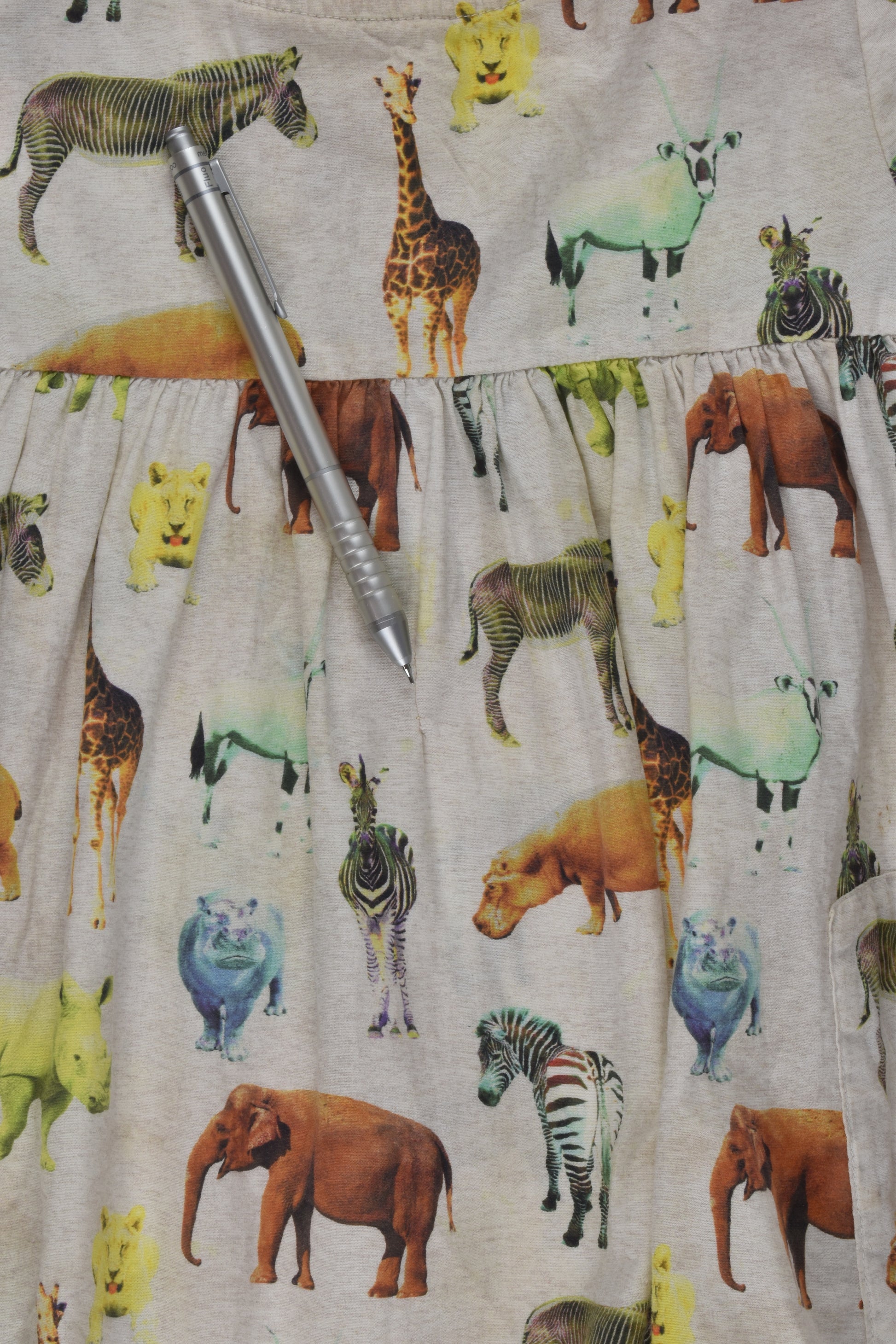 Next Size 5-6 Safari Animals Dress