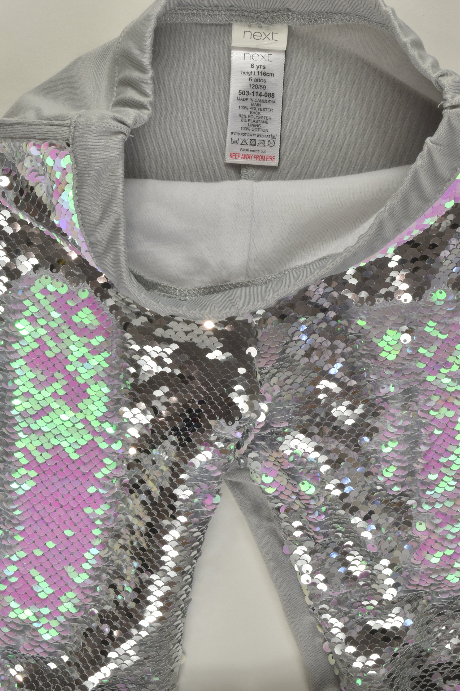 Next Size 6 Reversible Sequins Leggings