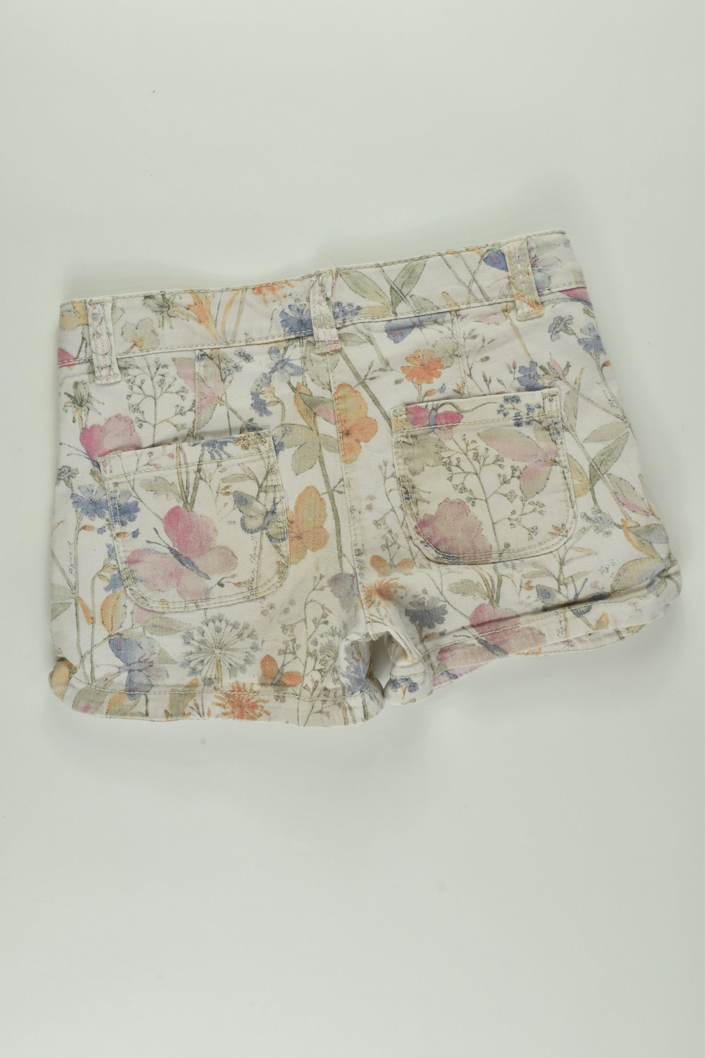 Next Size 7 Flowers and Butterlies Shorts
