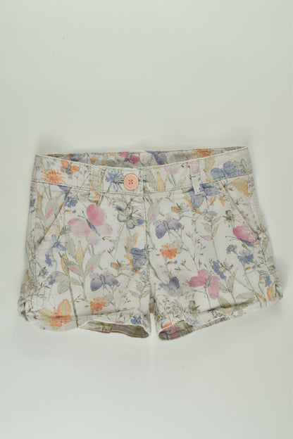 Next Size 7 Flowers and Butterlies Shorts