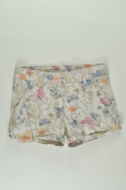 Next Size 7 Flowers and Butterlies Shorts