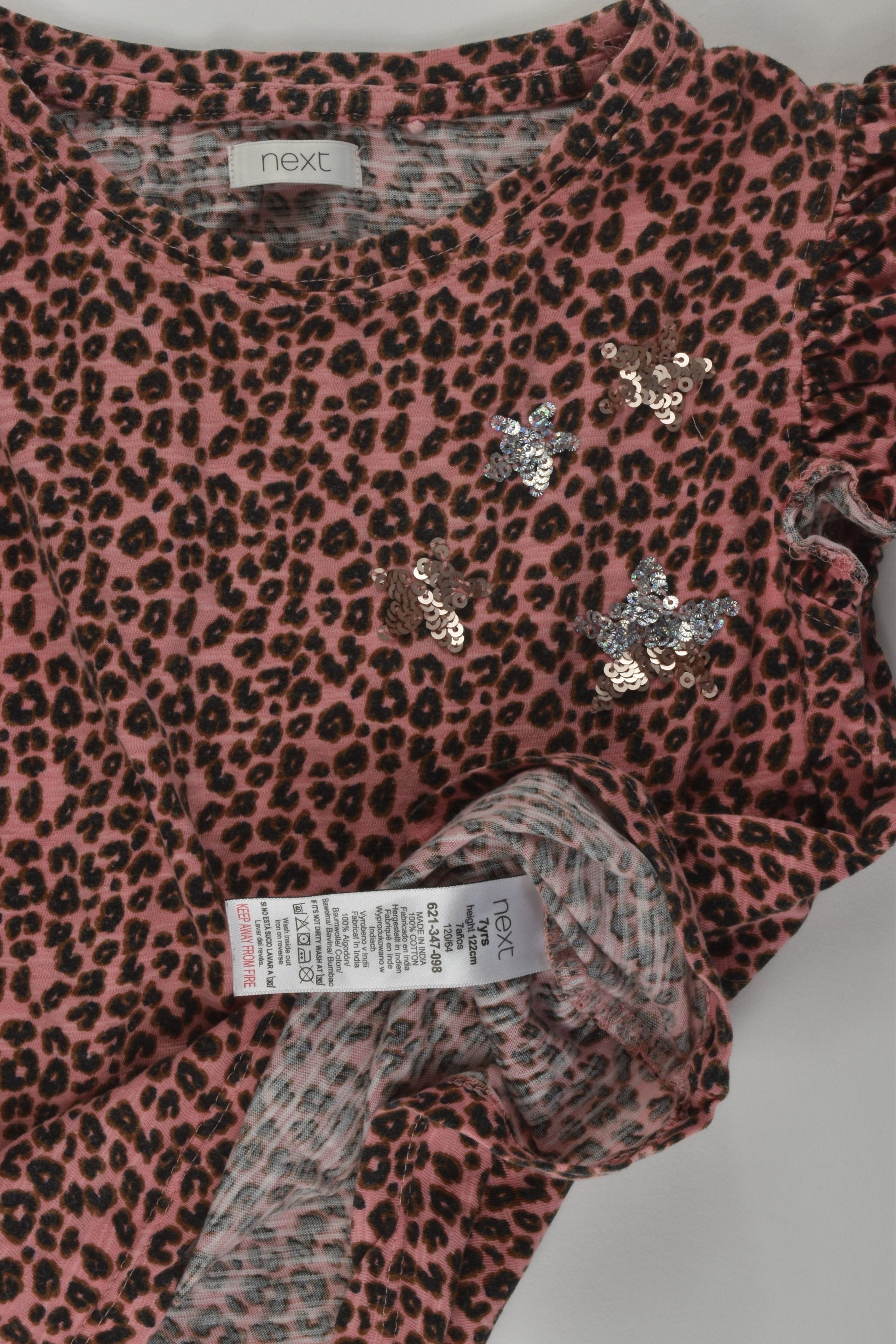 Next Size 7 Leopard Print T-shirt
