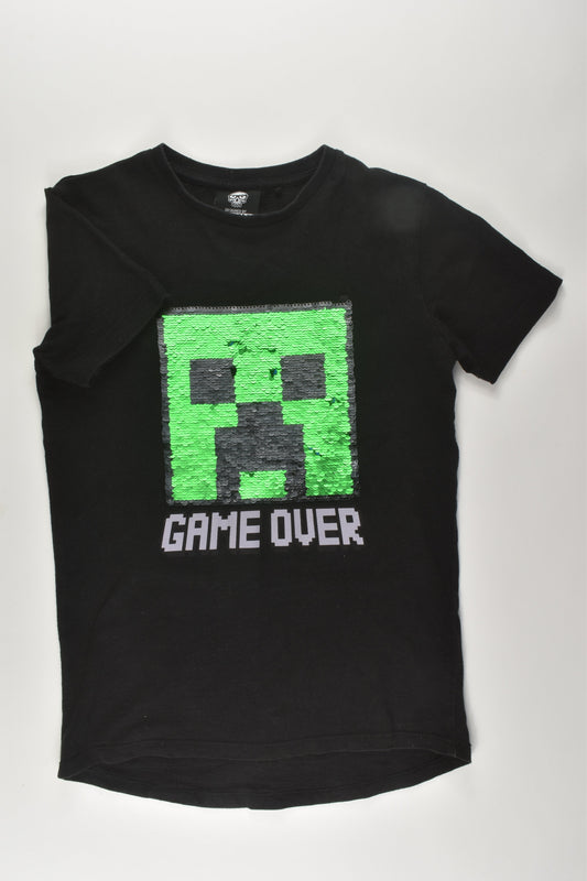 Next Size 7 Reversible Sequins Minecraft T-shirt