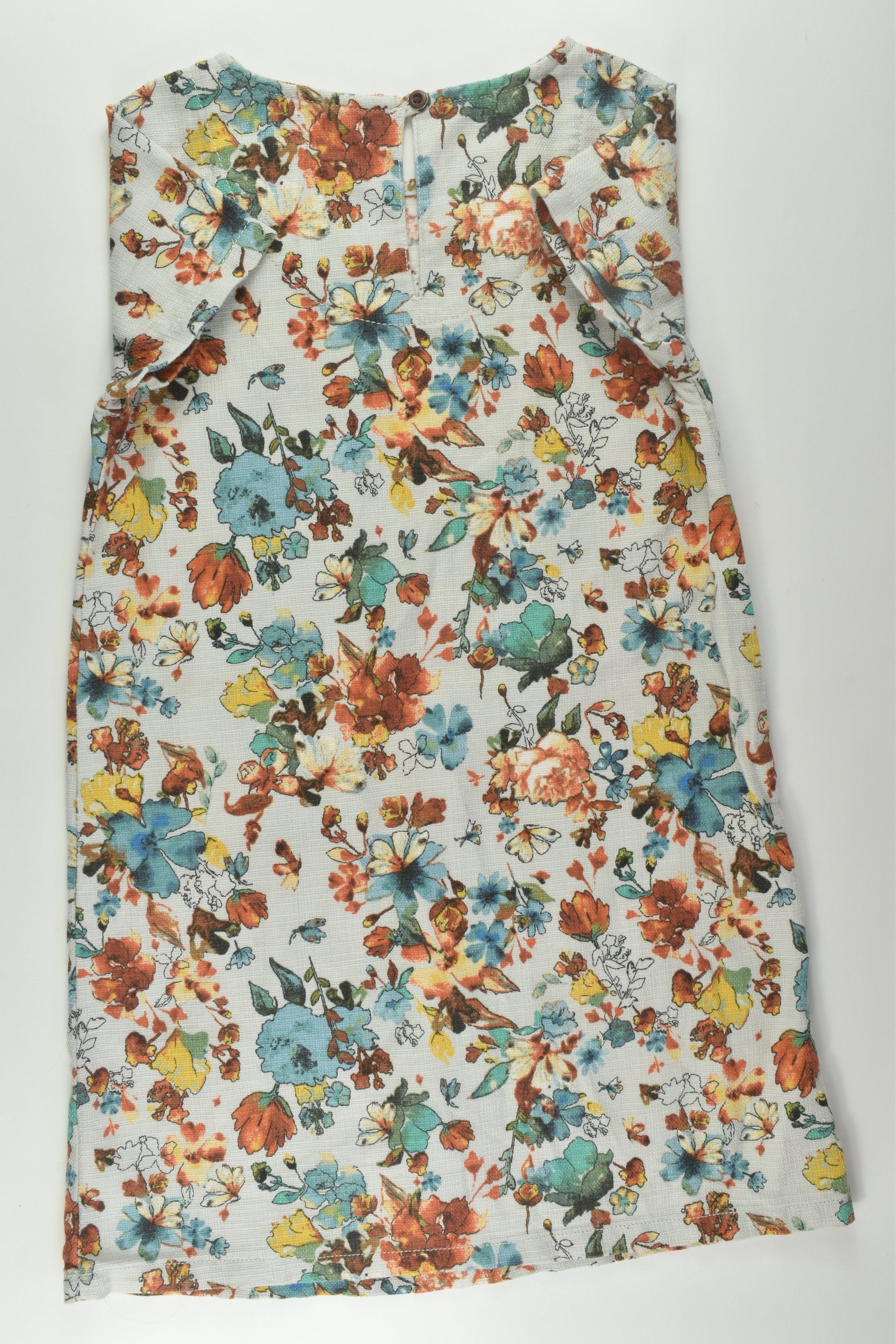 Next Size 8 Linen-feel Floral Dress