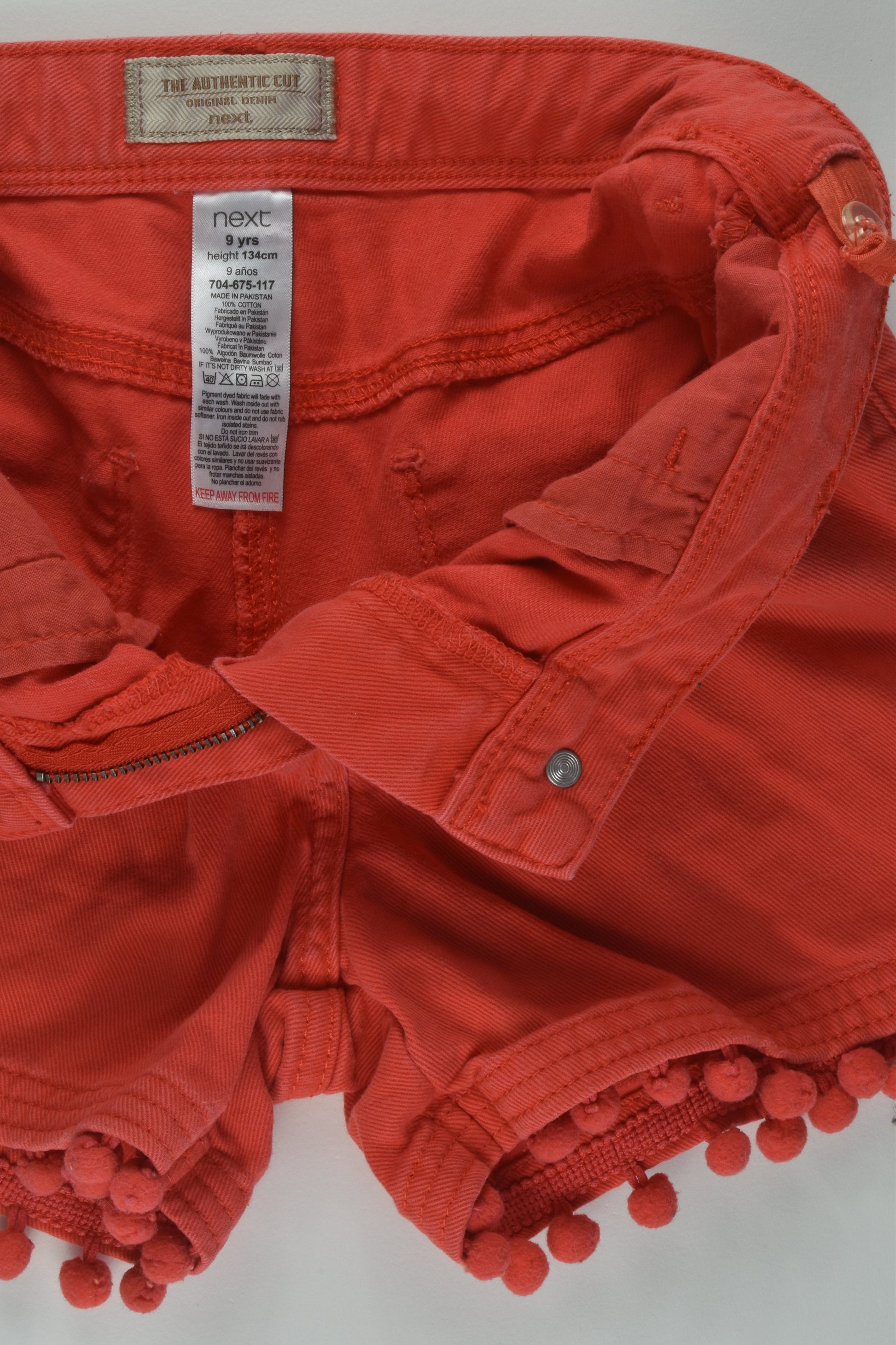 Next Size 9 Pom Pom Deim Shorts