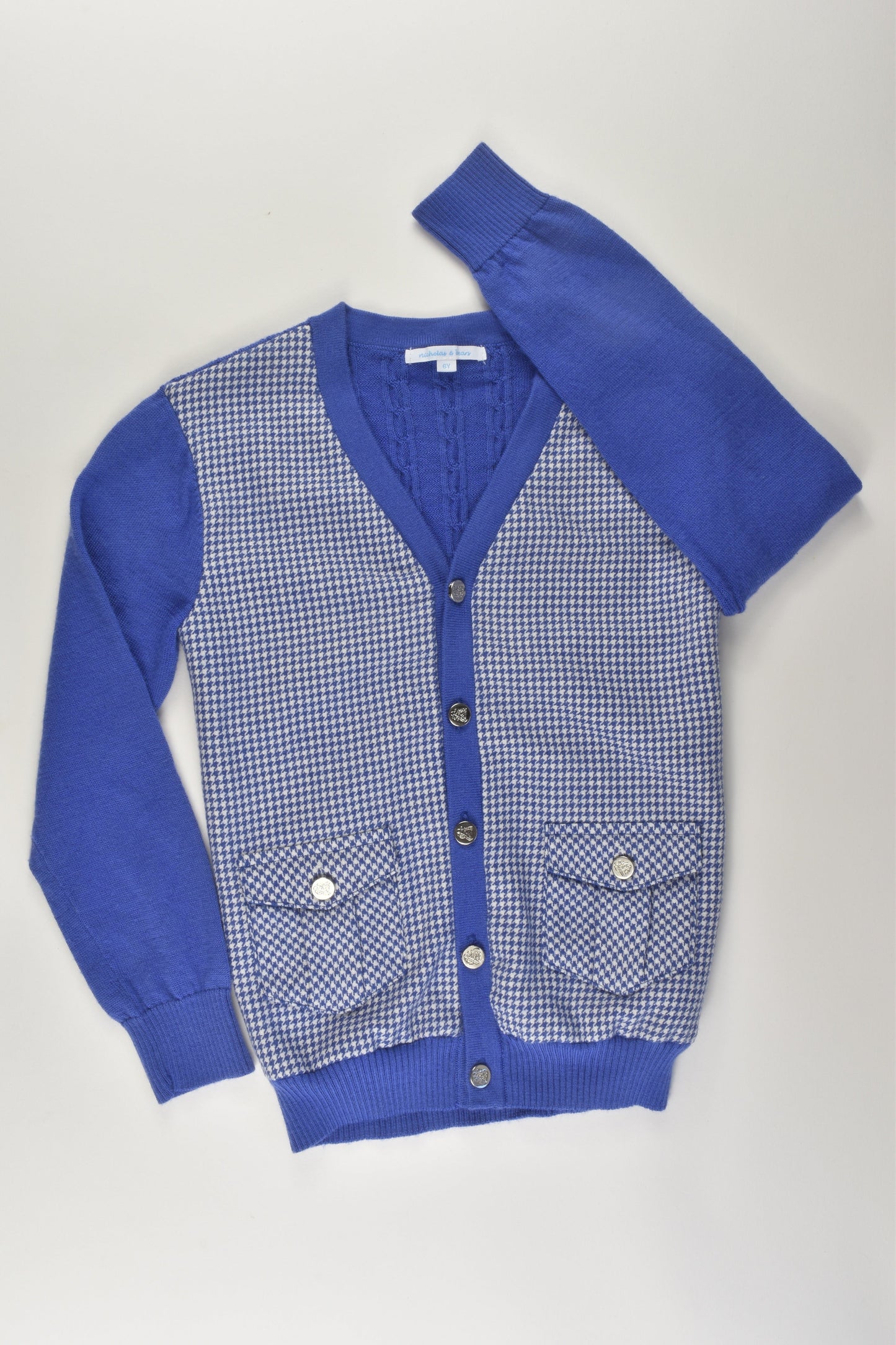 Nicholas & Bears Size 6 Wool Knit Cardigan