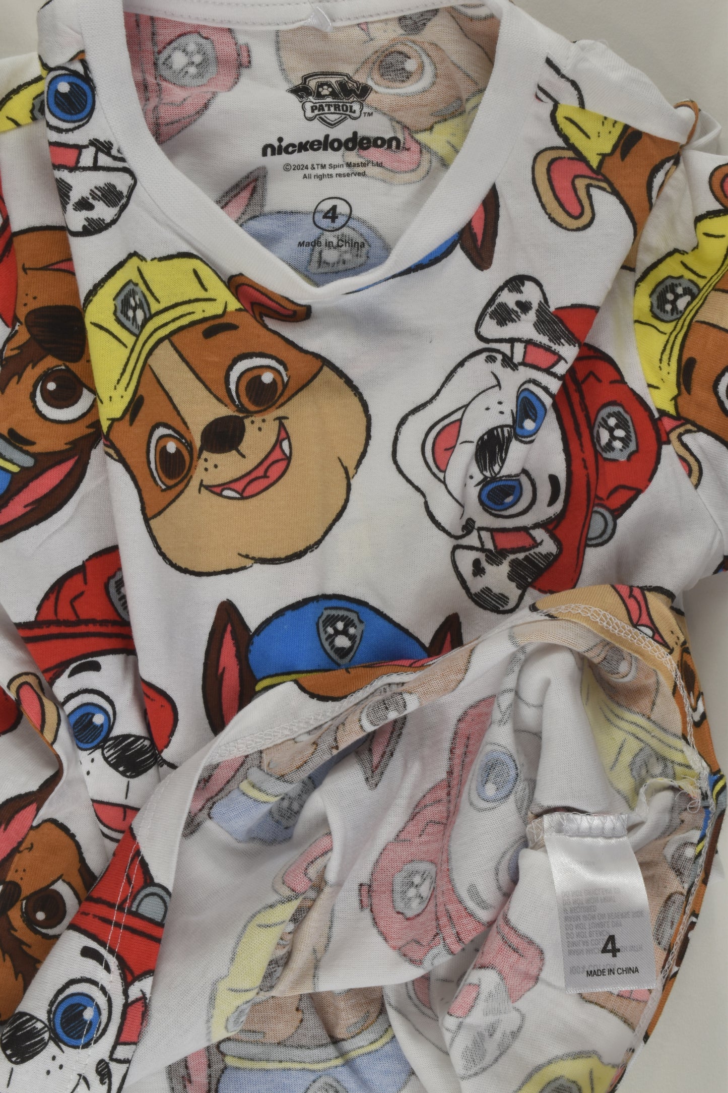 Nickelodeon Size 4 Paw Patrol Top