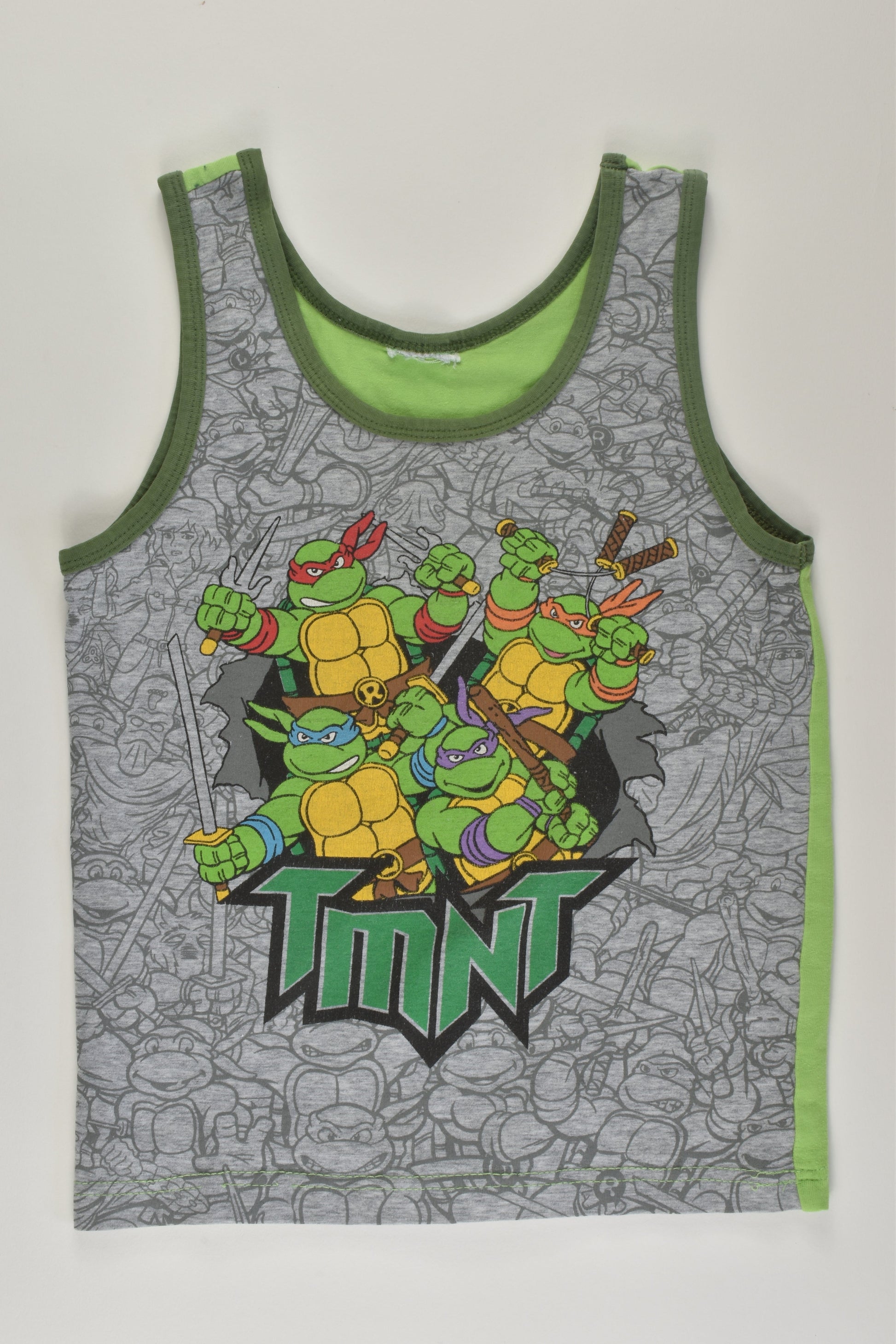 Ninja Turtles Size 6-8 Singlet