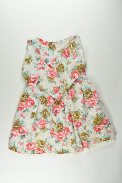 No Brand Size 5-6 Lined Floral Dress