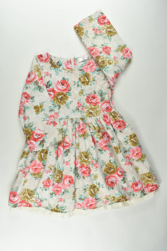 No Brand Size 5-6 Lined Floral Dress