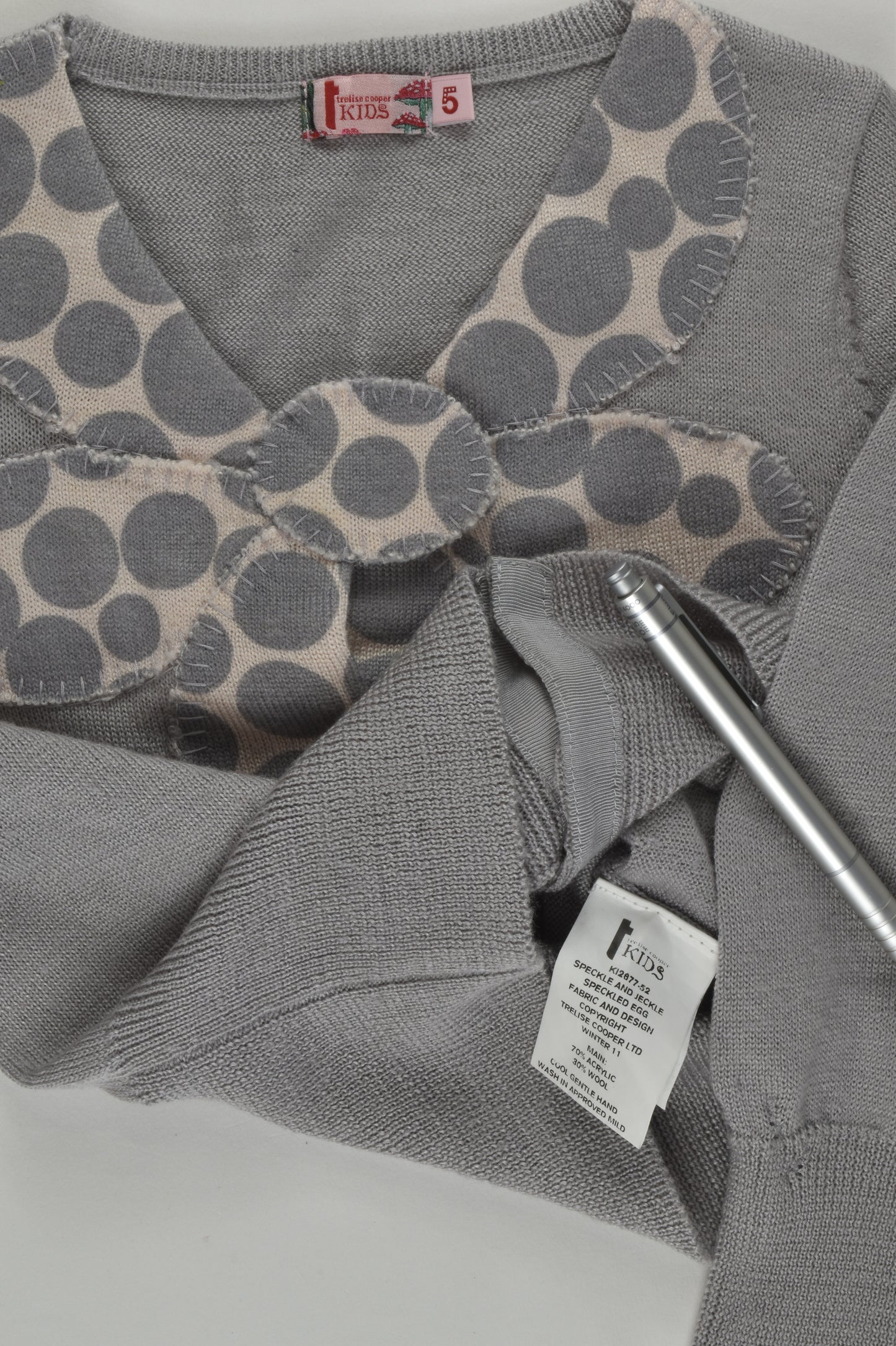 No Brand Size 5 Wool Blend Cardigan