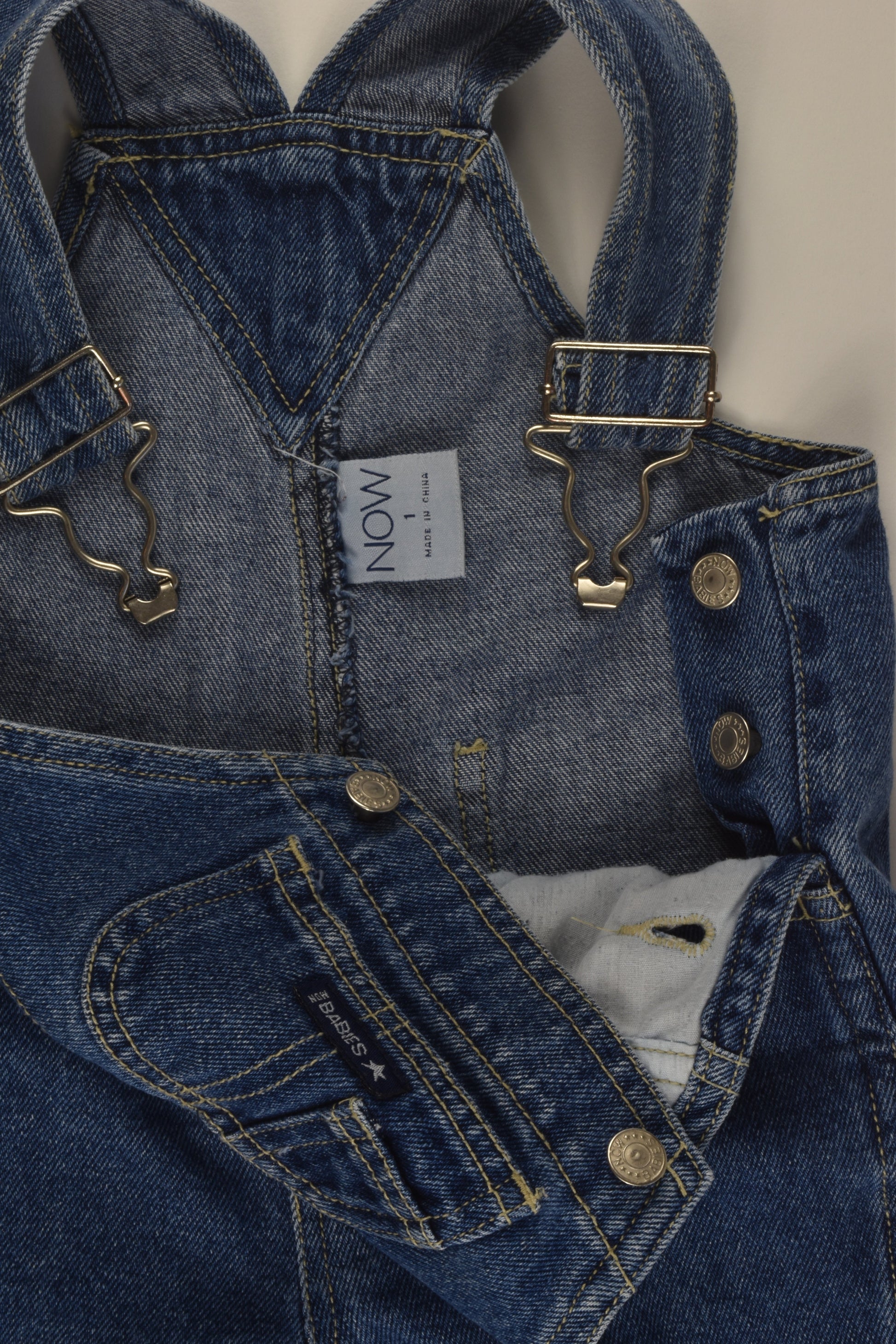 Now Size 1 Denim Overalls