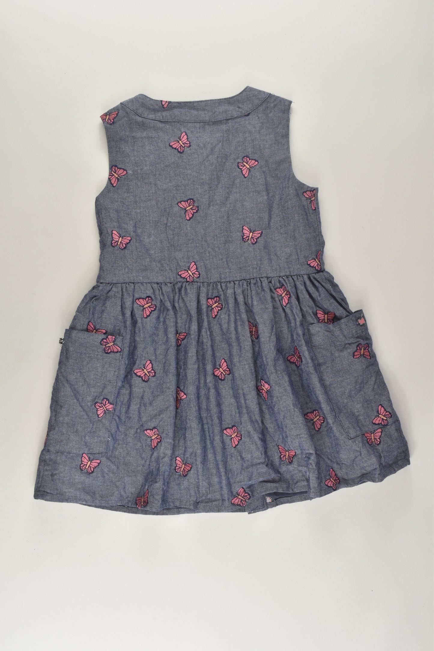 Nula Bug Size 3 Lined Denim Dress