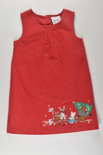 Nula Bug Size 3 Stretchy Cord Christmas Dress