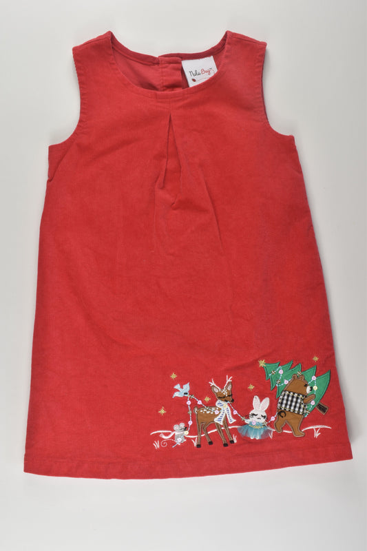 Nula Bug Size 3 Stretchy Cord Christmas Dress