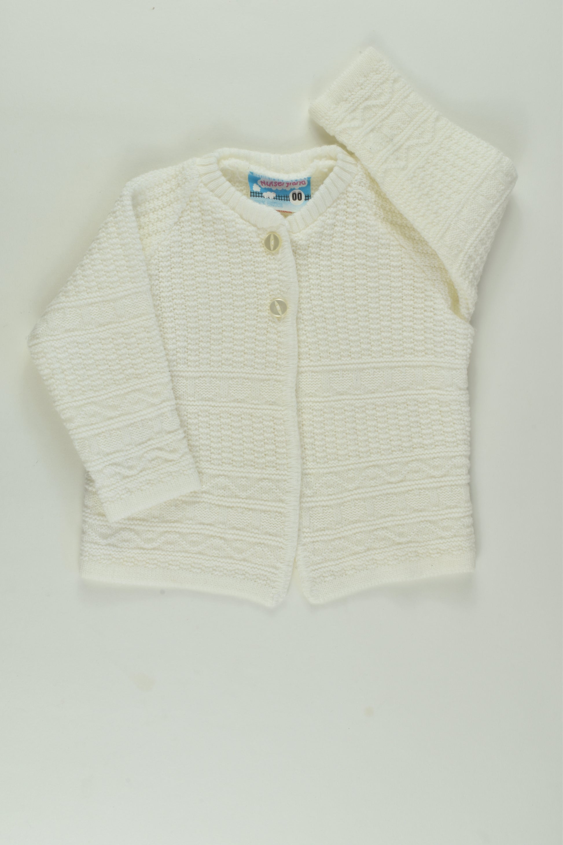 Nurseryland Size 00 Vintage Knit Cardigan