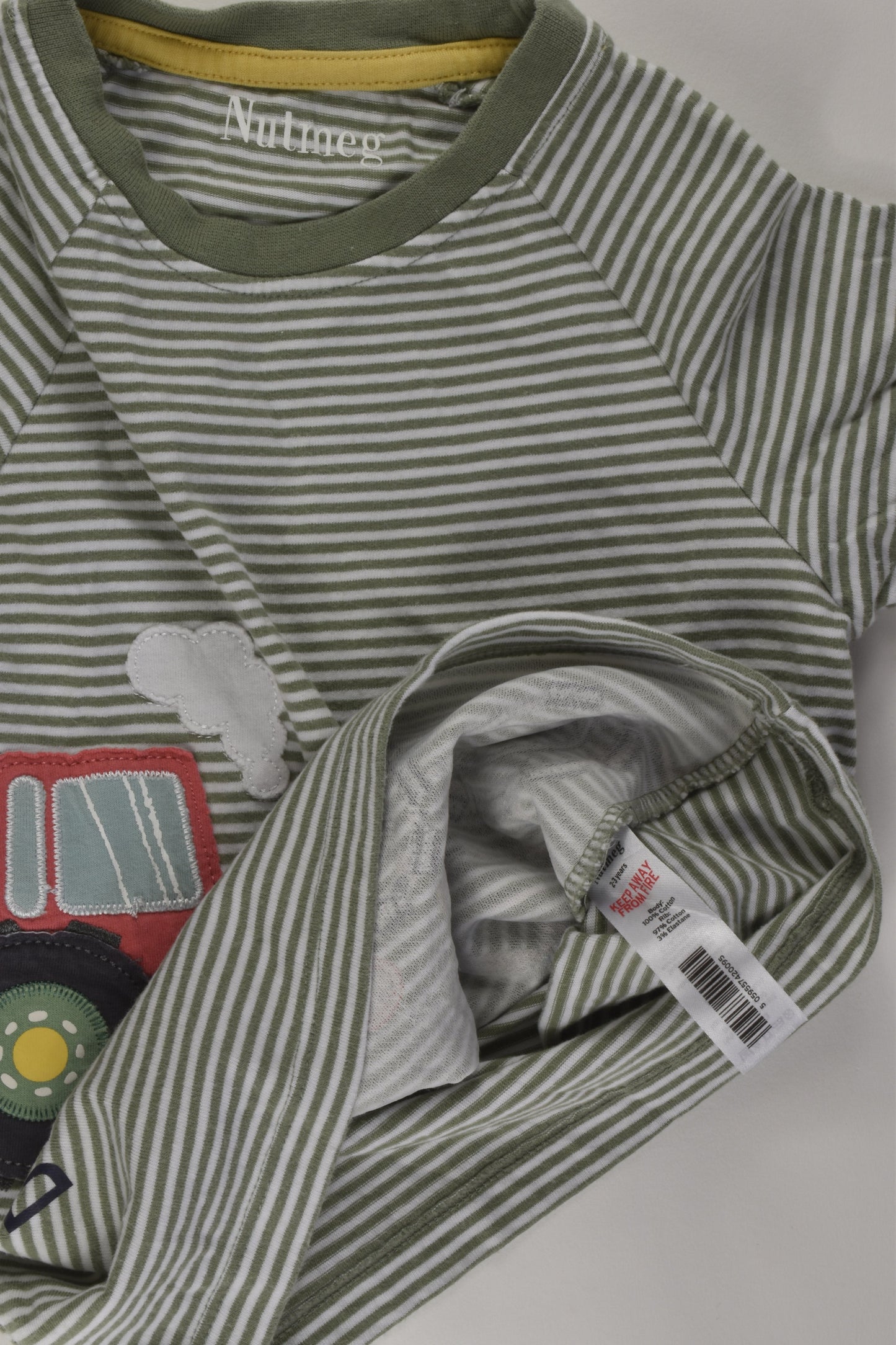 Nutmeg Size 2-3 Tractor T-shirt
