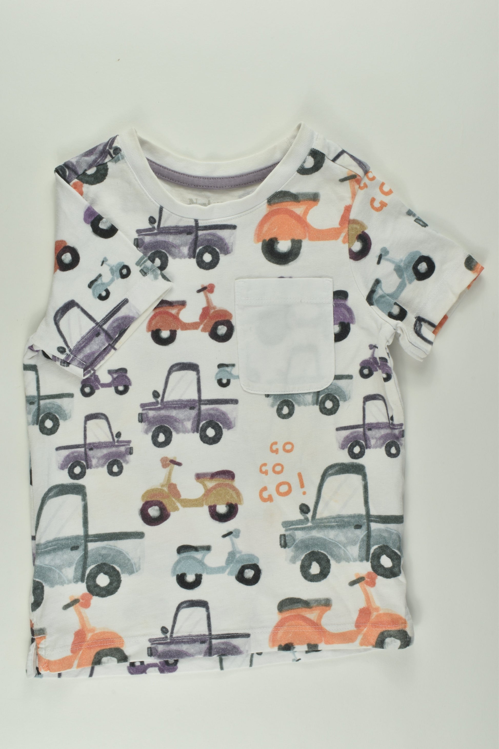 Nutmeg Size 2-3 Vehicles T-shirt