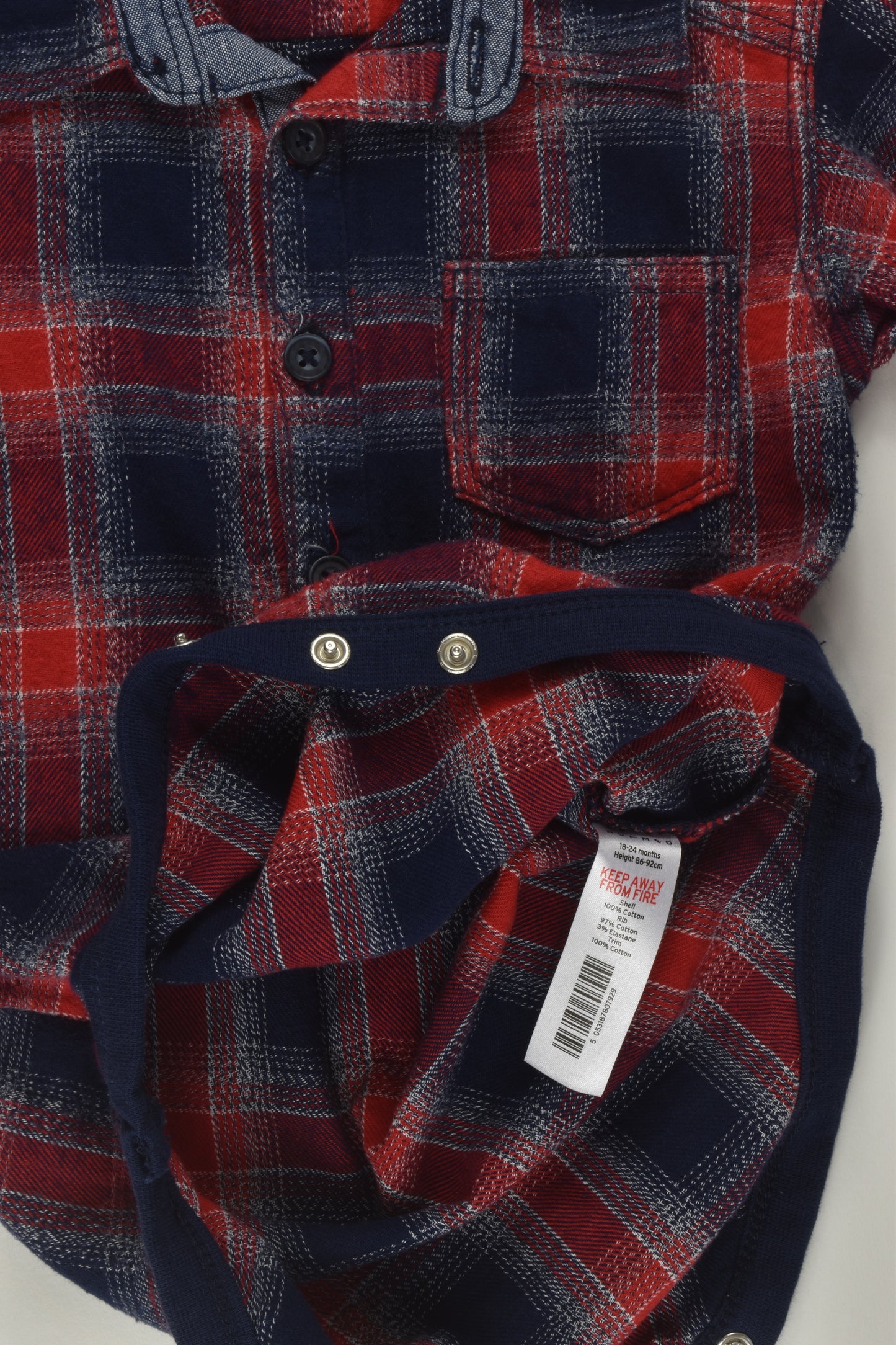 Nutmeg Size 2 Button-up Bodysuit