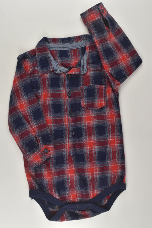 Nutmeg Size 2 Button-up Bodysuit