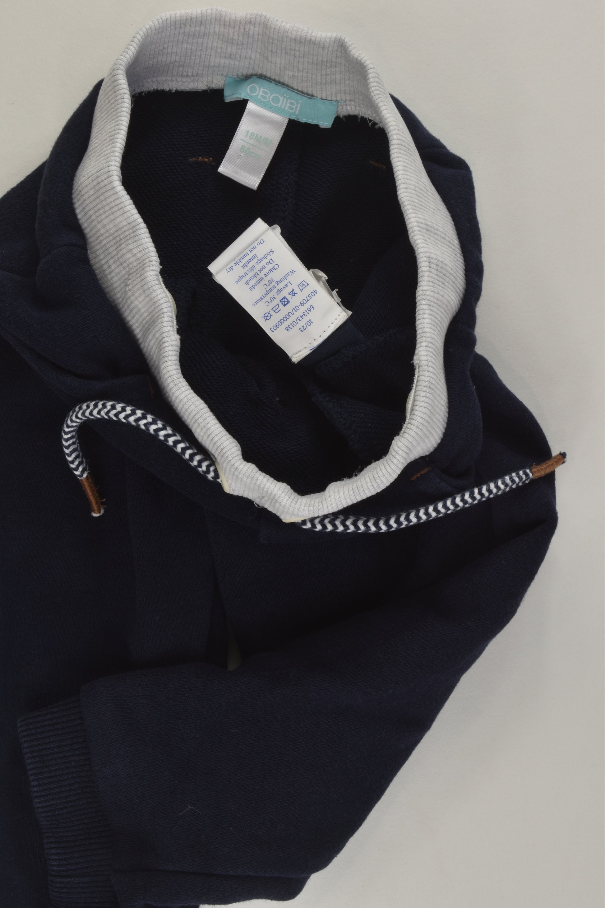 Obaïbi Size 1 Navy Track Pants