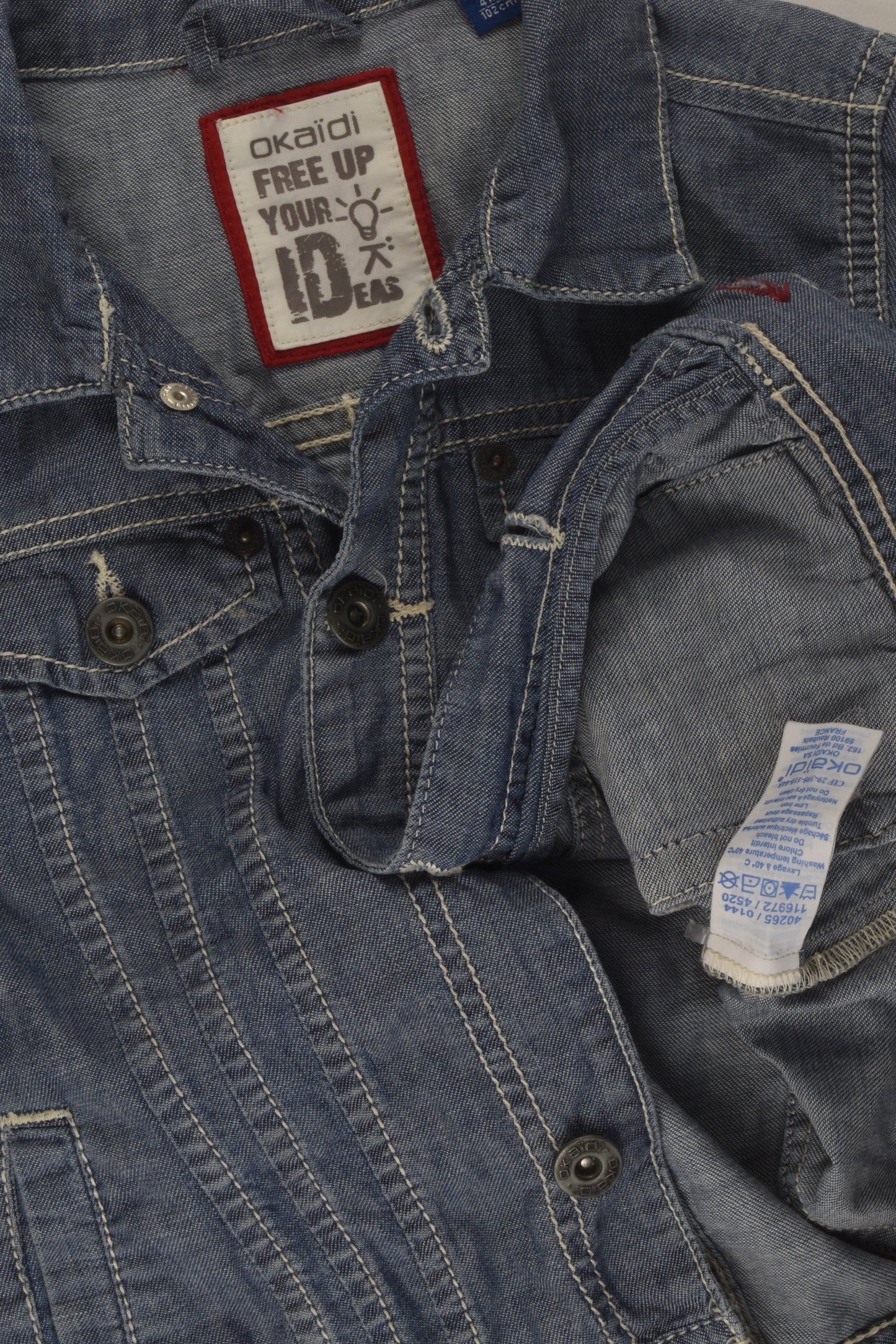 Okaïdi Size 3-4 (102 cm) Lightweight Denim Jacket