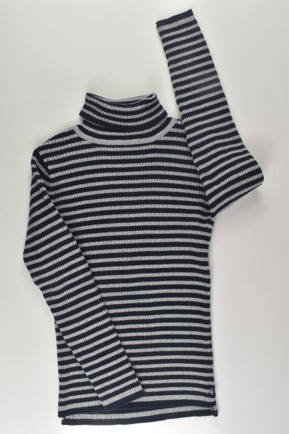 Okaïdi Size 8 Ribbed Turtle Neck Top