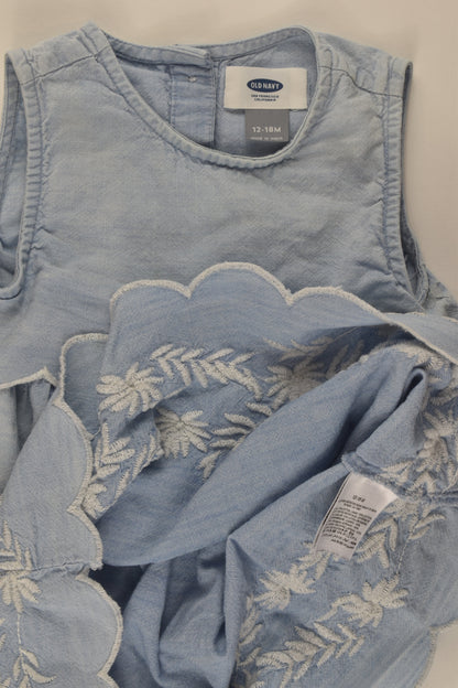 Old Navy Size 1 Embroidery Denim Dress