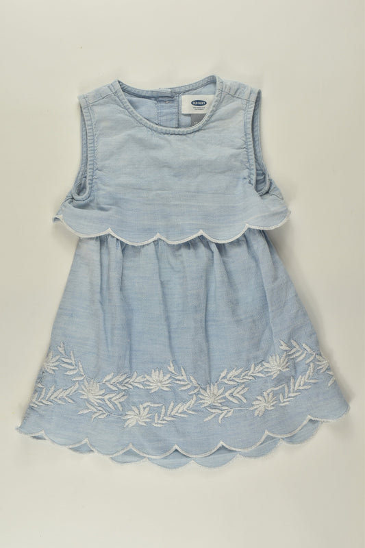 Old Navy Size 1 Embroidery Denim Dress