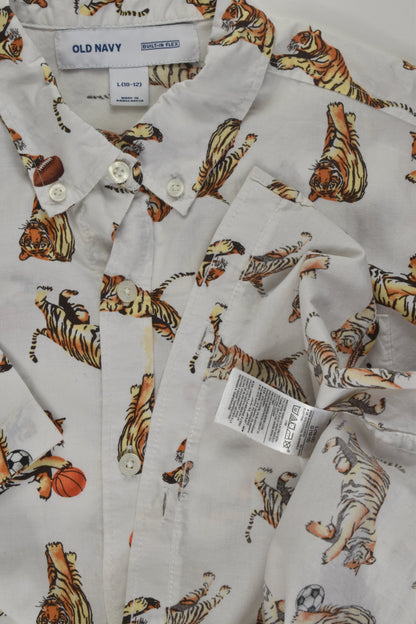 Old Navy Size 10-12 Tiger Shirt