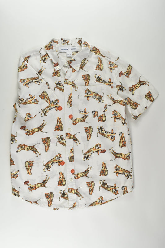 Old Navy Size 10-12 Tiger Shirt