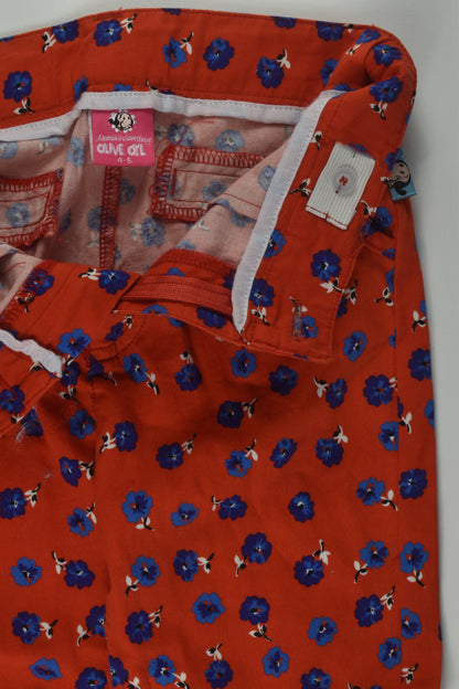 Olive Oyl Size 4-5 Floral Pants