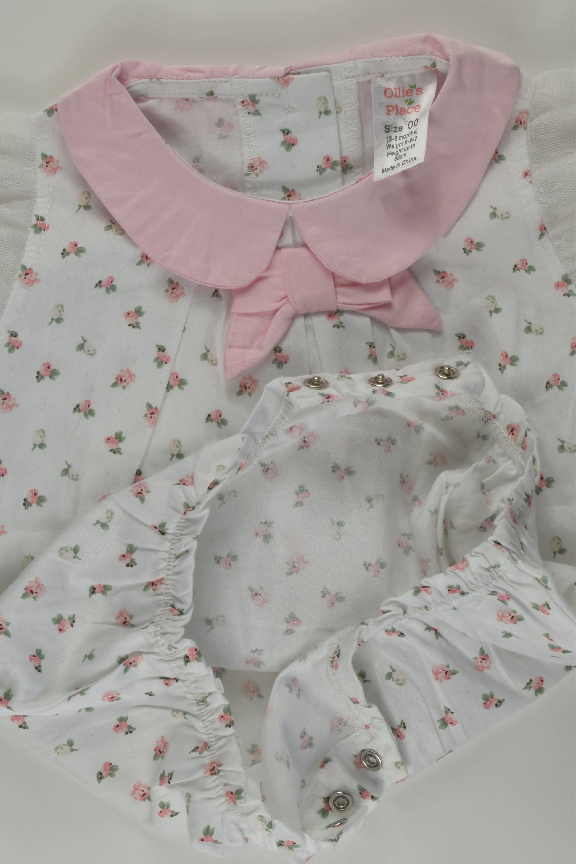 Ollie's P;ace Size 00 Romper