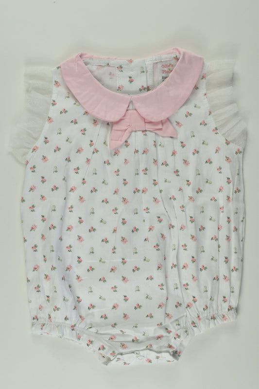 Ollie's P;ace Size 00 Romper