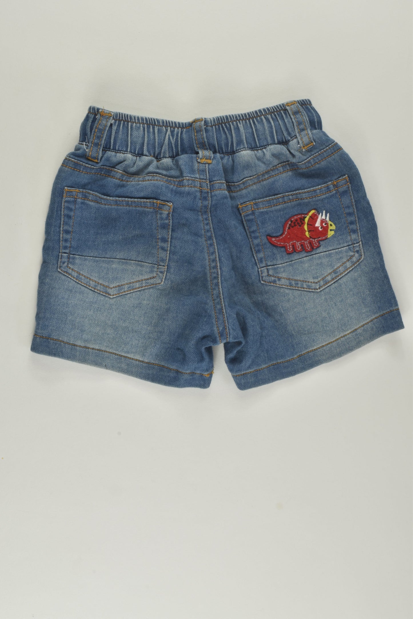 Ollie's Place Size 0 Dinosaur Denim Shorts