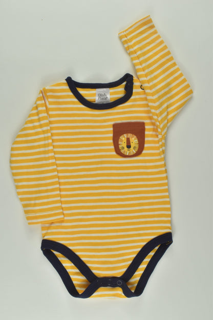 Ollie's Place Size 0 Lion Pocket Bodysuit