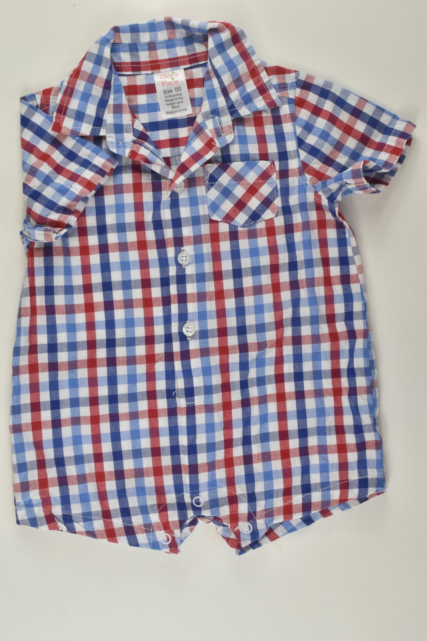 Ollie's Place Size 00 Button-up Romper