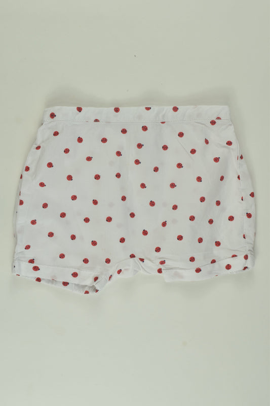 Ollie's Place Size 00 Ladybug Shorts