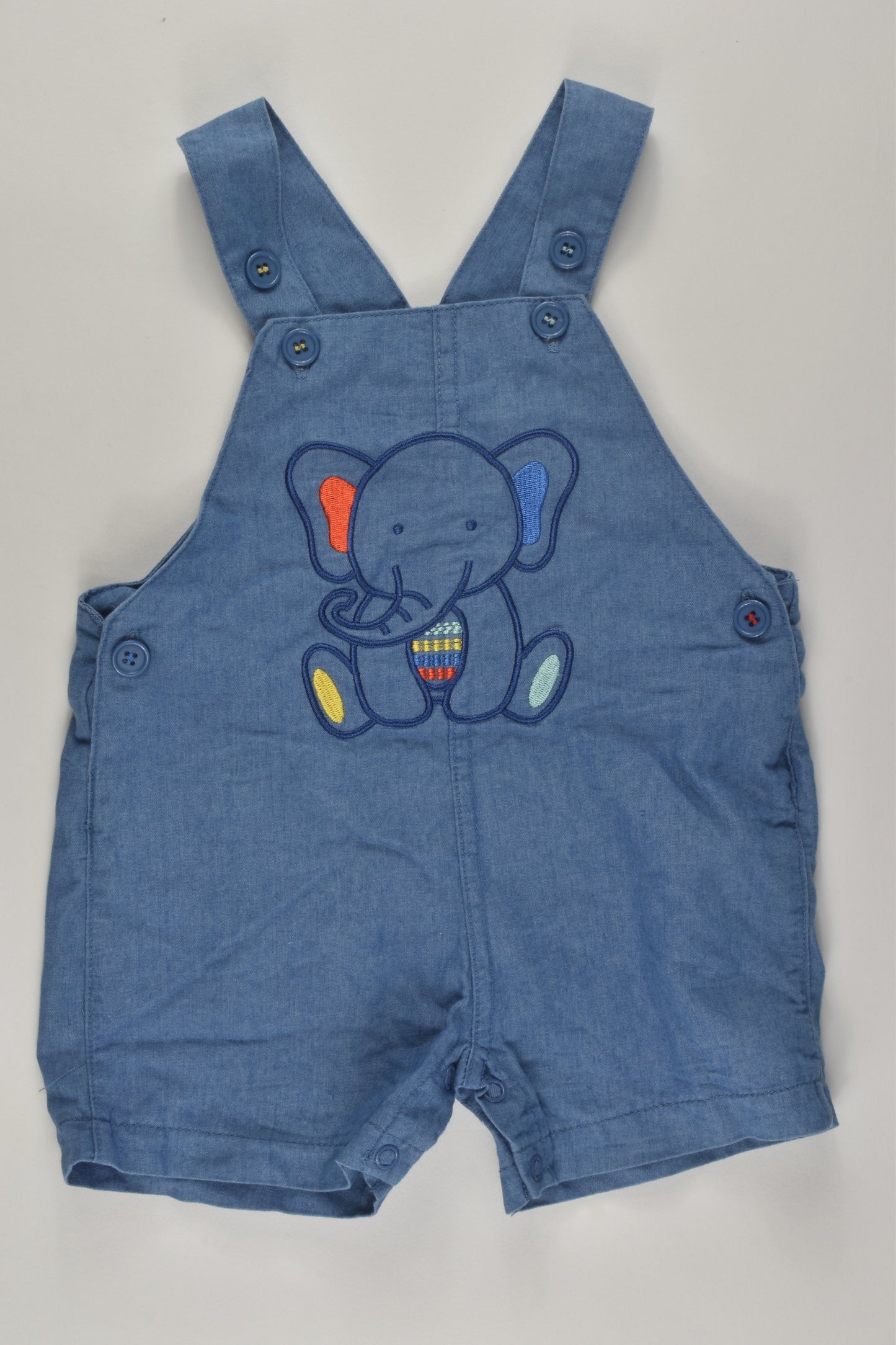 Ollie's Place Size 00 Short Denim Overalls