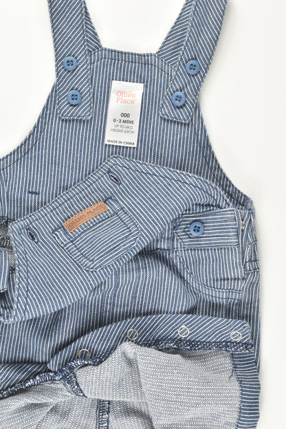 Ollie's Place Size 000 Overalls